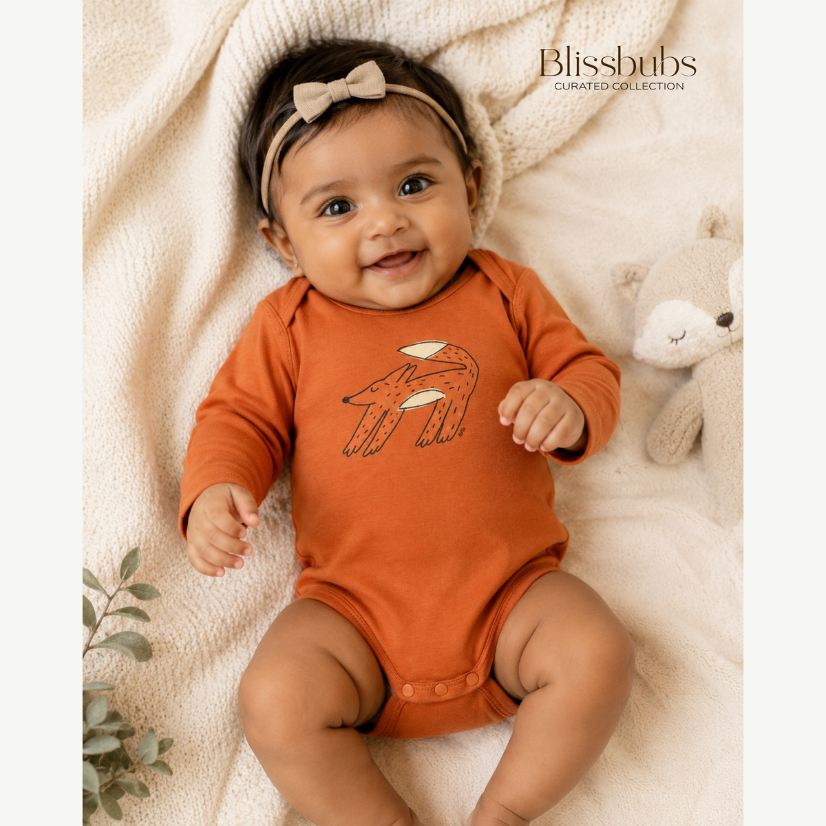 Napping Fox Bodysuit
