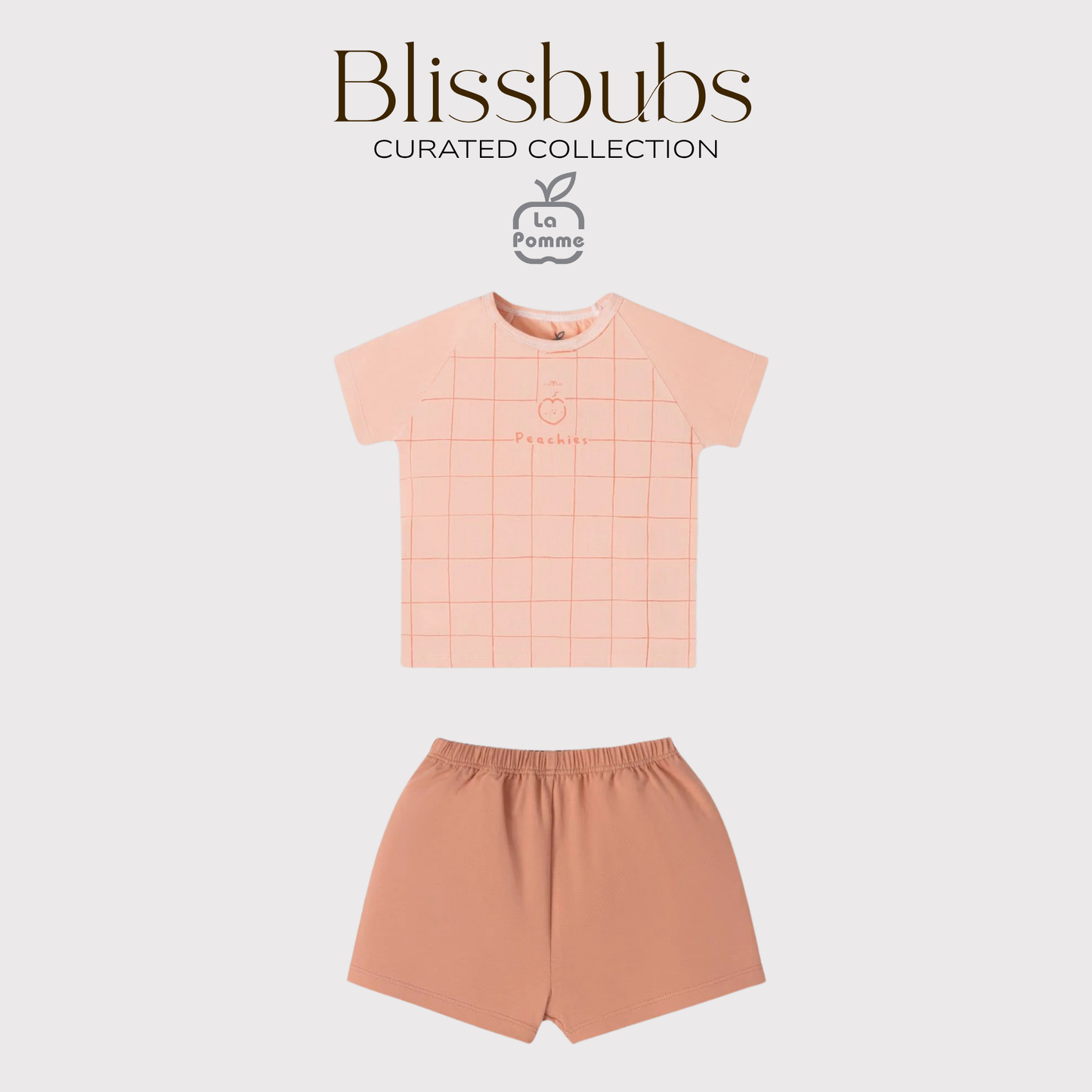 Smooth Touch Peachies Short Set | Silky Soft Signature Petit Comfort