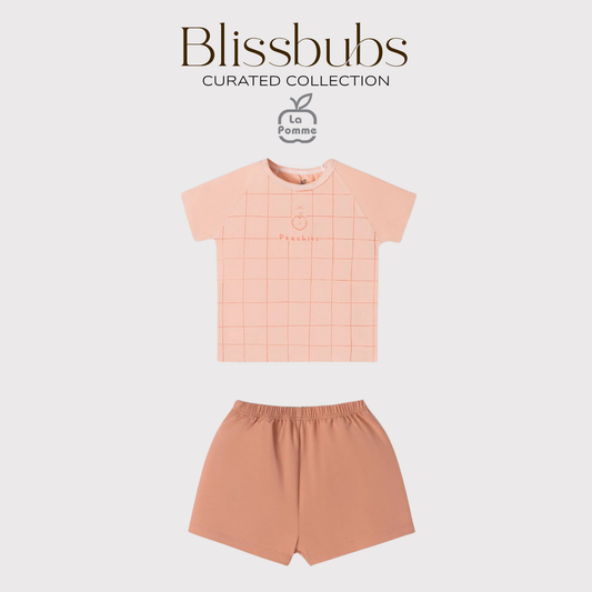 Smooth Touch Peachies Short Set | Silky Soft Signature Petit Comfort