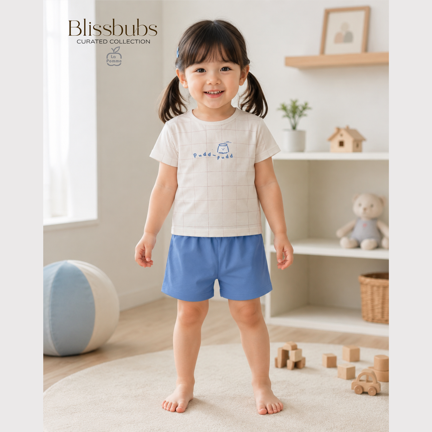 Smooth Touch Pudd Pudd Short Set | Silky Soft Signature Petit Comfort