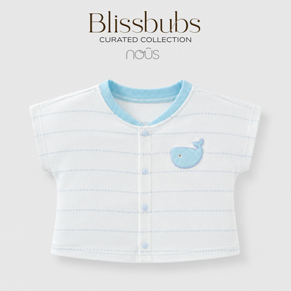 Whale Breeze Short Set | Light Modal-Poly for Daily Comfort