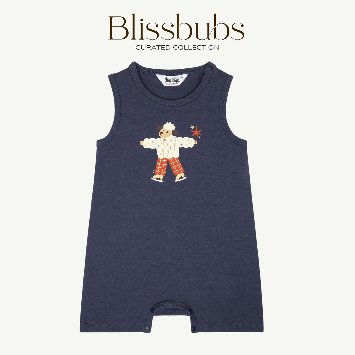 Woolly on Wheels Romper