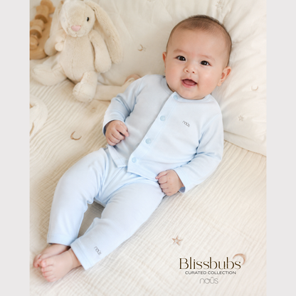 Blue Cloud Long Set | Soft Petit Comfort for Precious Bubs