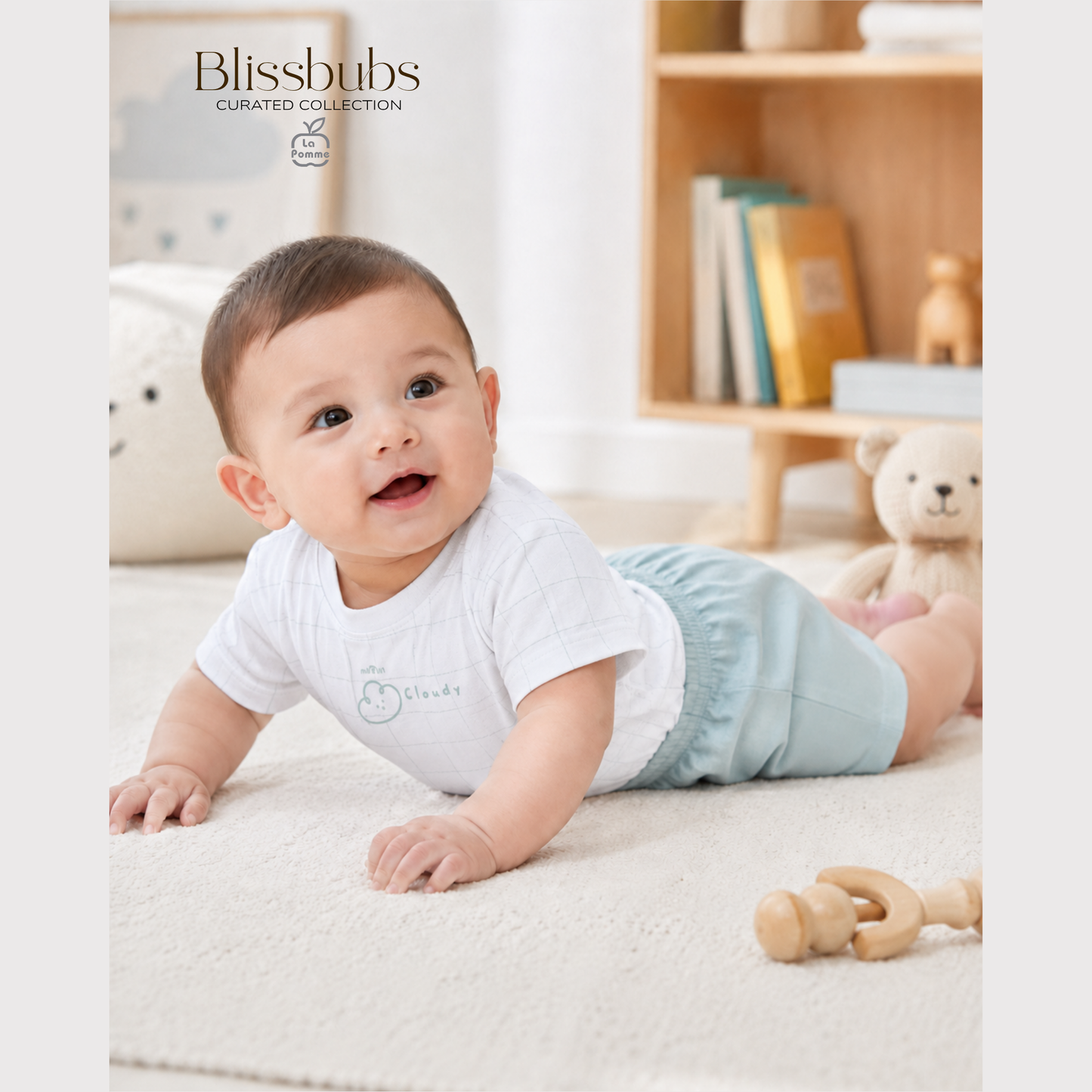 Smooth Touch Cloudy Short Set | Silky Soft Signature Petit Comfort