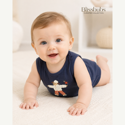 Woolly on Wheels Romper