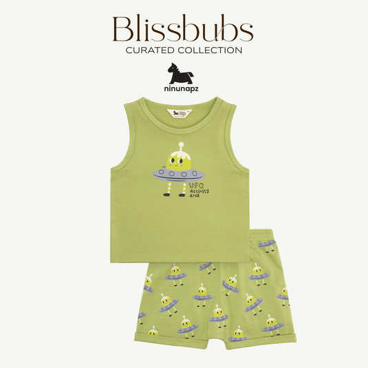 Summer UFO Short Set | Buttery-Soft Comfort for Sunny Little Explorers