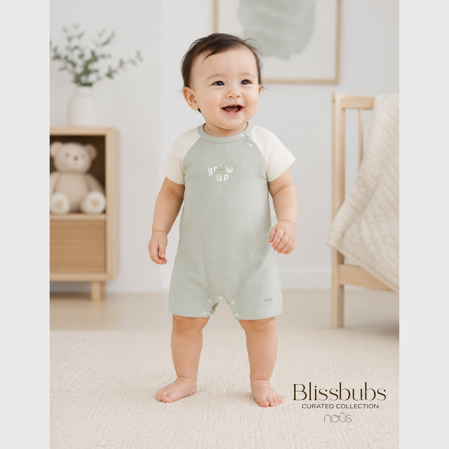 Grow Up Romper | Soft Nu Blend Comfort for Playful Bubs