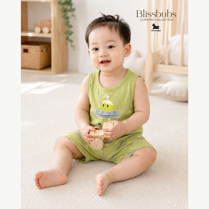 Summer UFO Short Set | Buttery-Soft Comfort for Sunny Little Explorers
