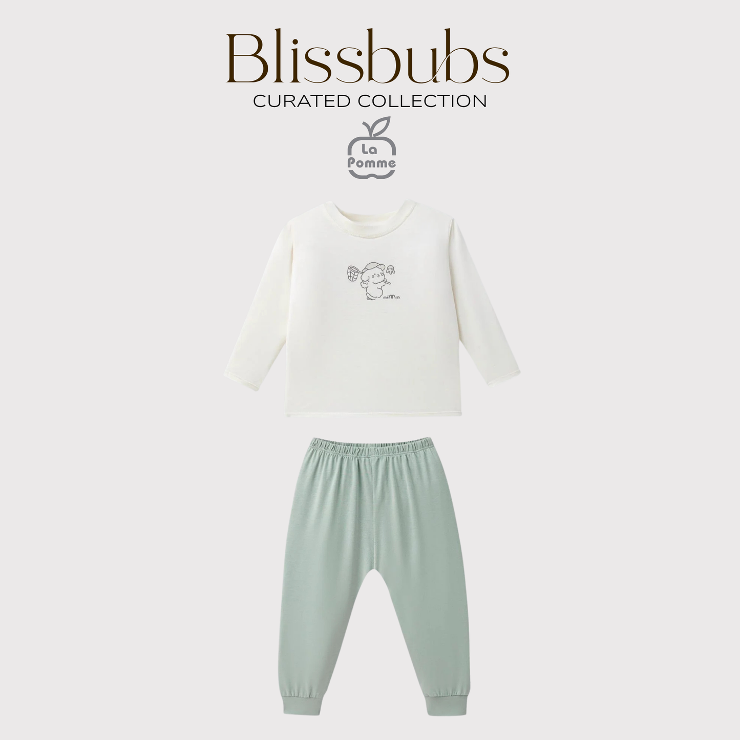 Smooth Touch Mint Play Long Set | Silky-Soft Signature Petit Comfort