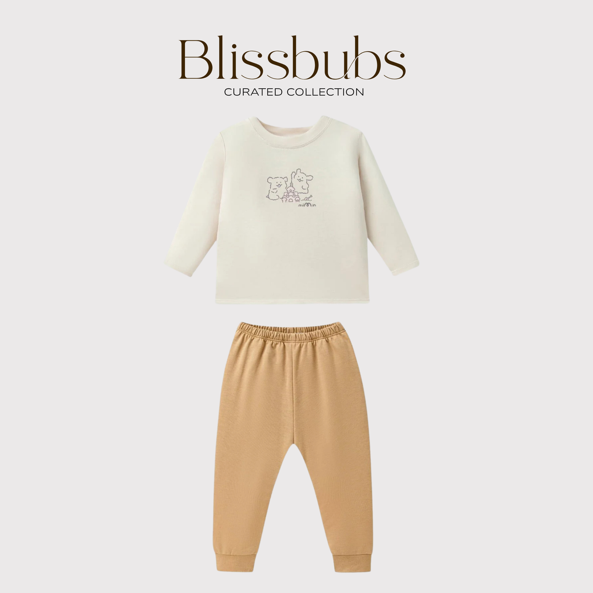 Smooth Touch Caramel Sand Long Set