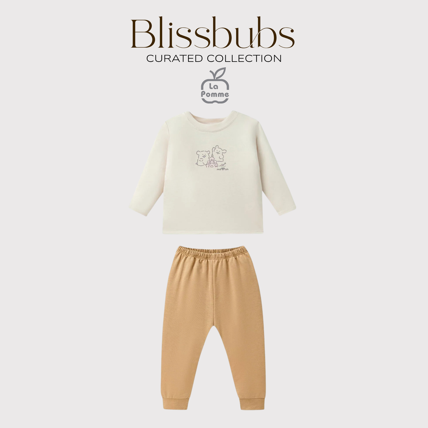 Smooth Touch Caramel Sand Long Set | Silky-Soft Signature Petit Comfort