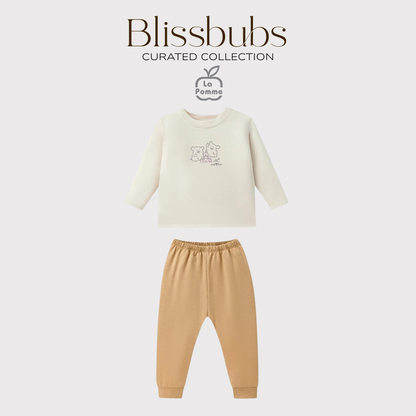 Smooth Touch Caramel Sand Long Set | Silky-Soft Signature Petit Comfort