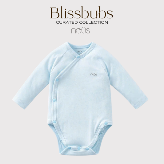 Blue Cloud Bodysuit | Soft Petit Comfort for Precious Bubs