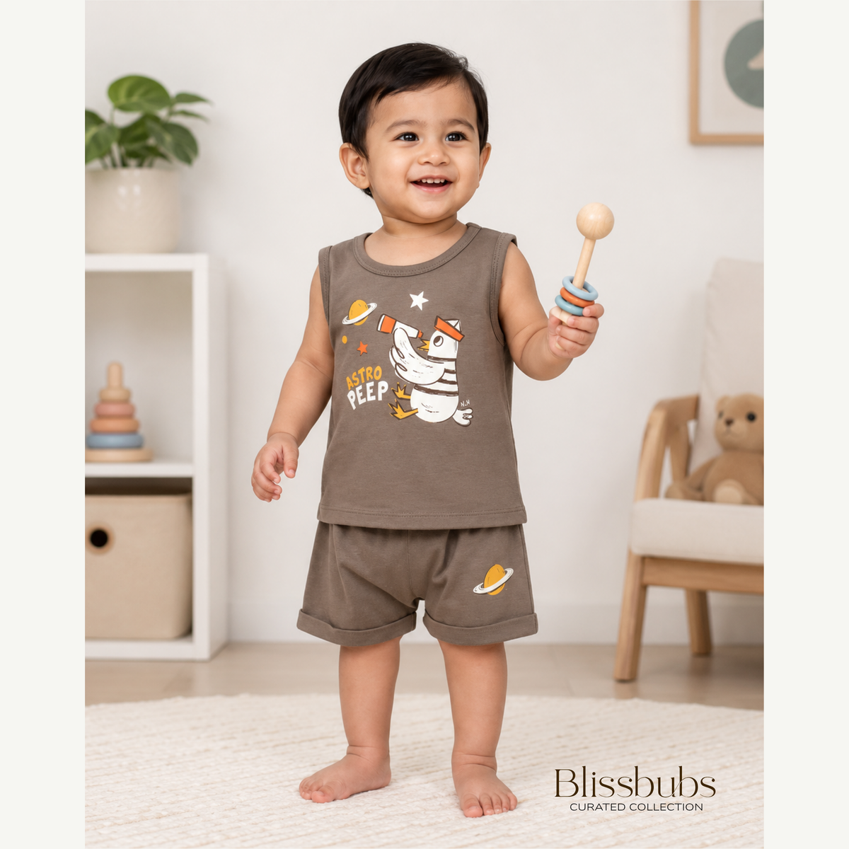 Astro Peep Tank Short Set