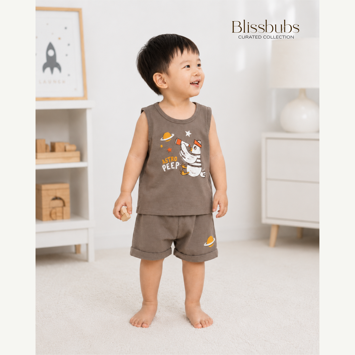 Astro Peep Tank Short Set