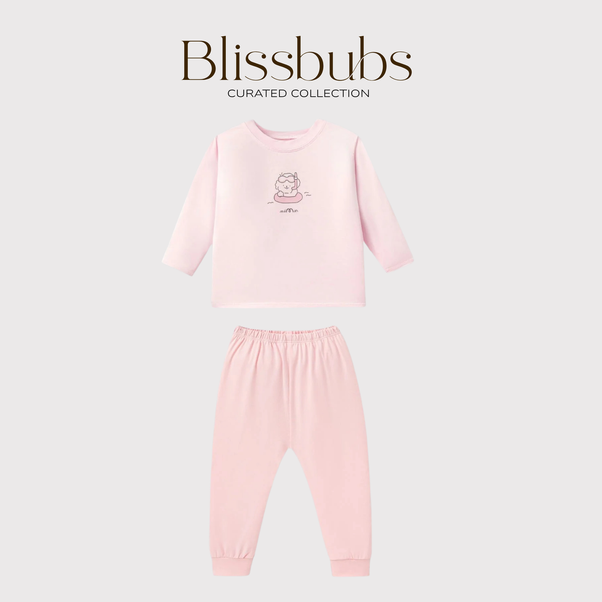 Smooth Touch Pink Float Long Set
