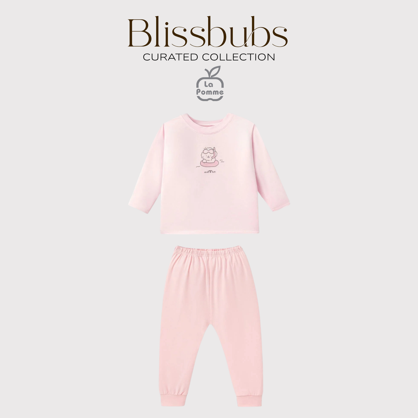 Smooth Touch Pink Float Long Set | Silky-Soft Signature Petit Comfort