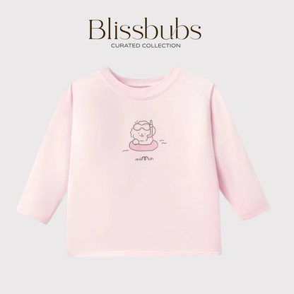 Smooth Touch Pink Float Long Set