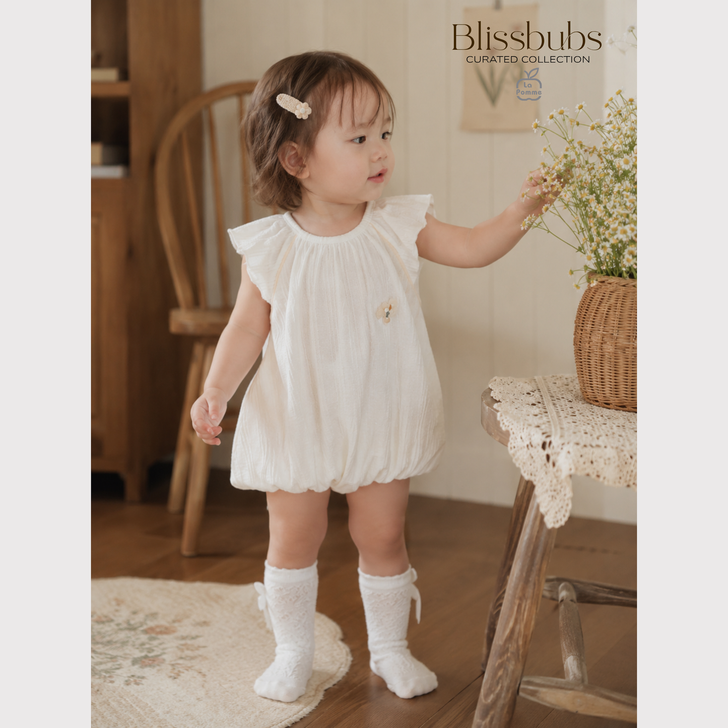 Floating Dance Bodysuit | Soft Jacquard Cotton Comfort for Lovely Girls