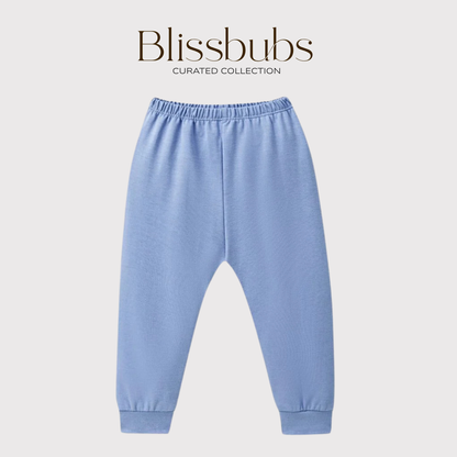 Smooth Touch Blue Swim Long Set