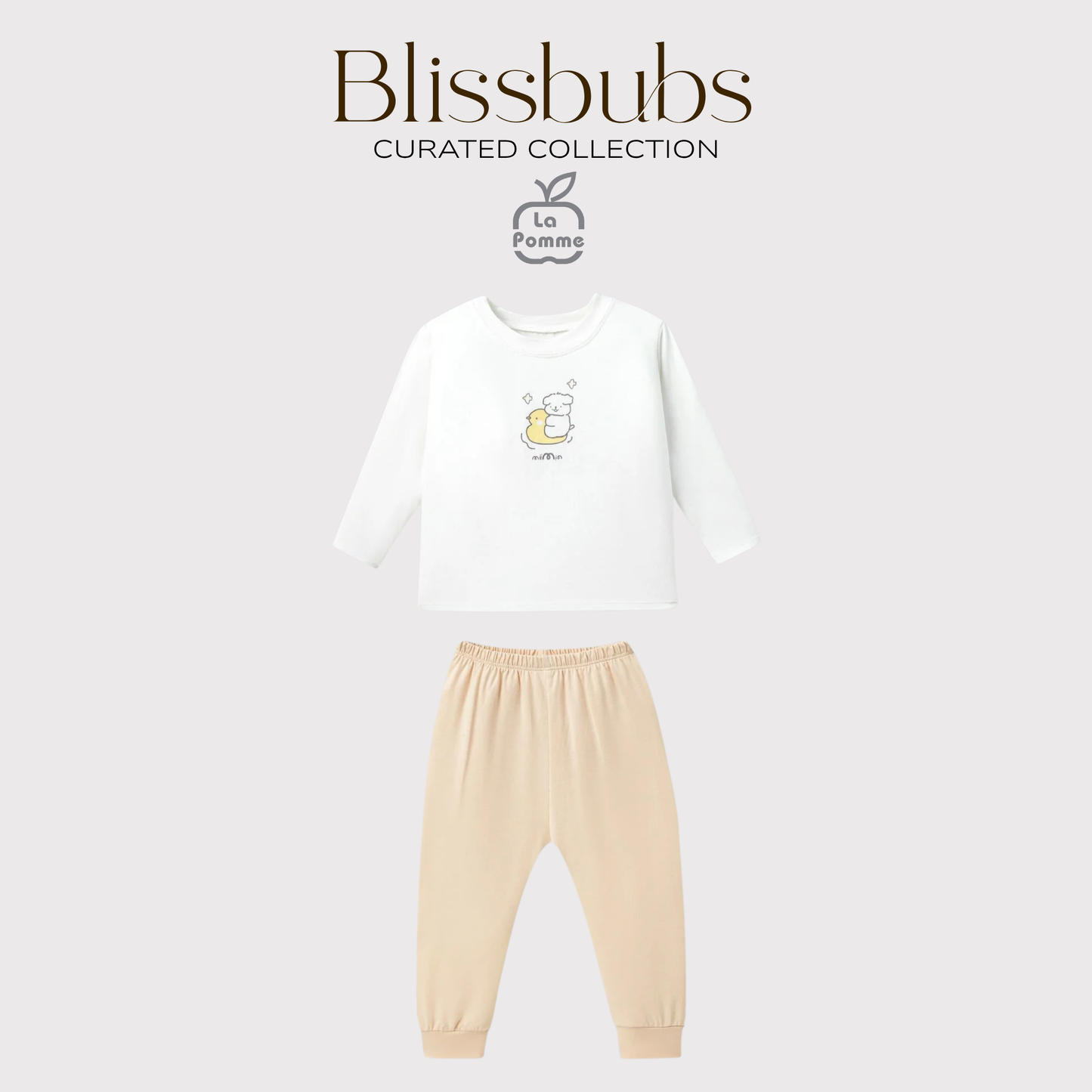 Smooth Touch Cream Duck Long Set | Silky-Soft Signature Petit Comfort