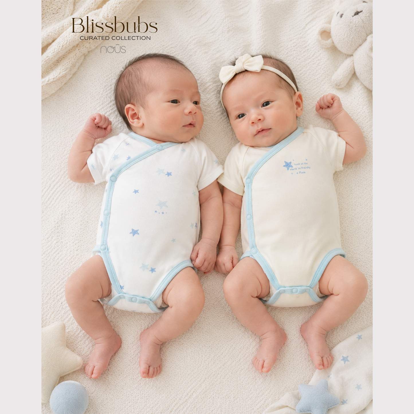 Starry Bodysuit Set | Soft Nu Petit Comfort for Precious Bubs