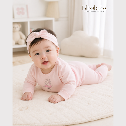 Smooth Touch Pink Float Long Set
