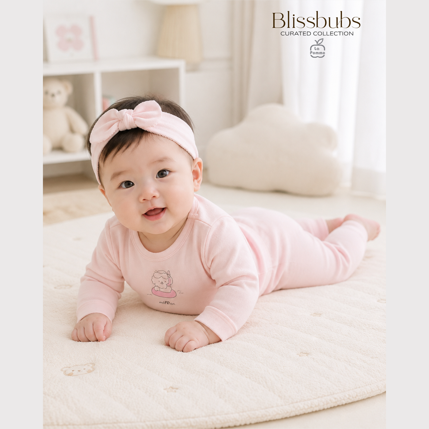 Smooth Touch Pink Float Long Set | Silky-Soft Signature Petit Comfort