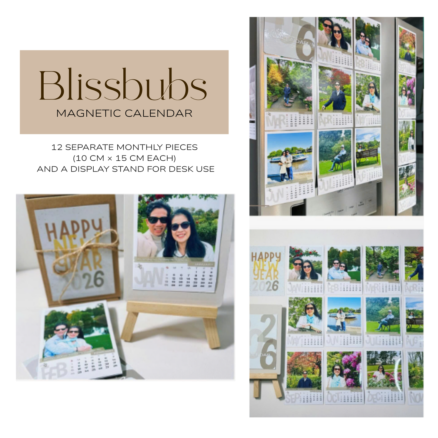 Personalized Magnetic Calendar