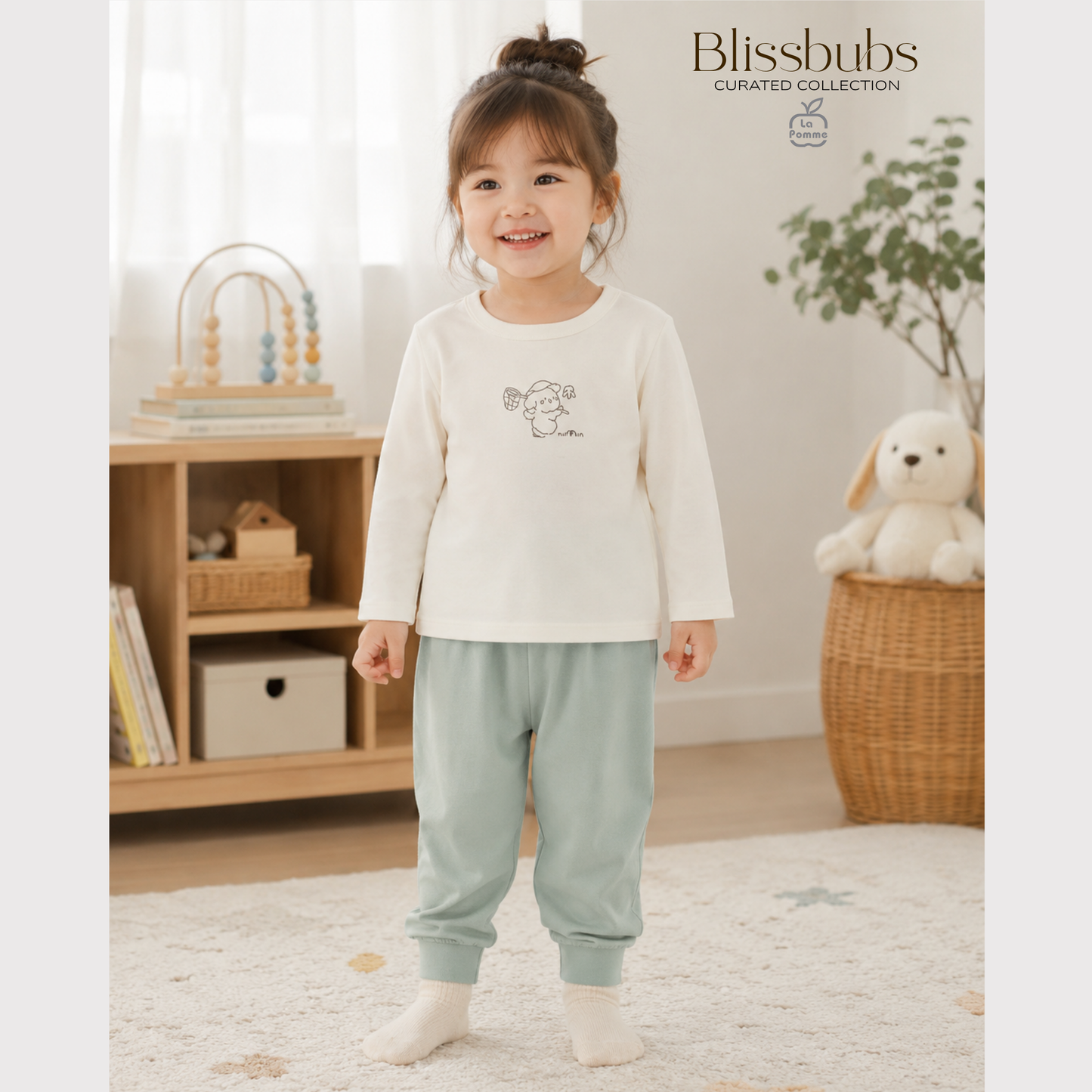 Smooth Touch Mint Play Long Set | Silky-Soft Signature Petit Comfort
