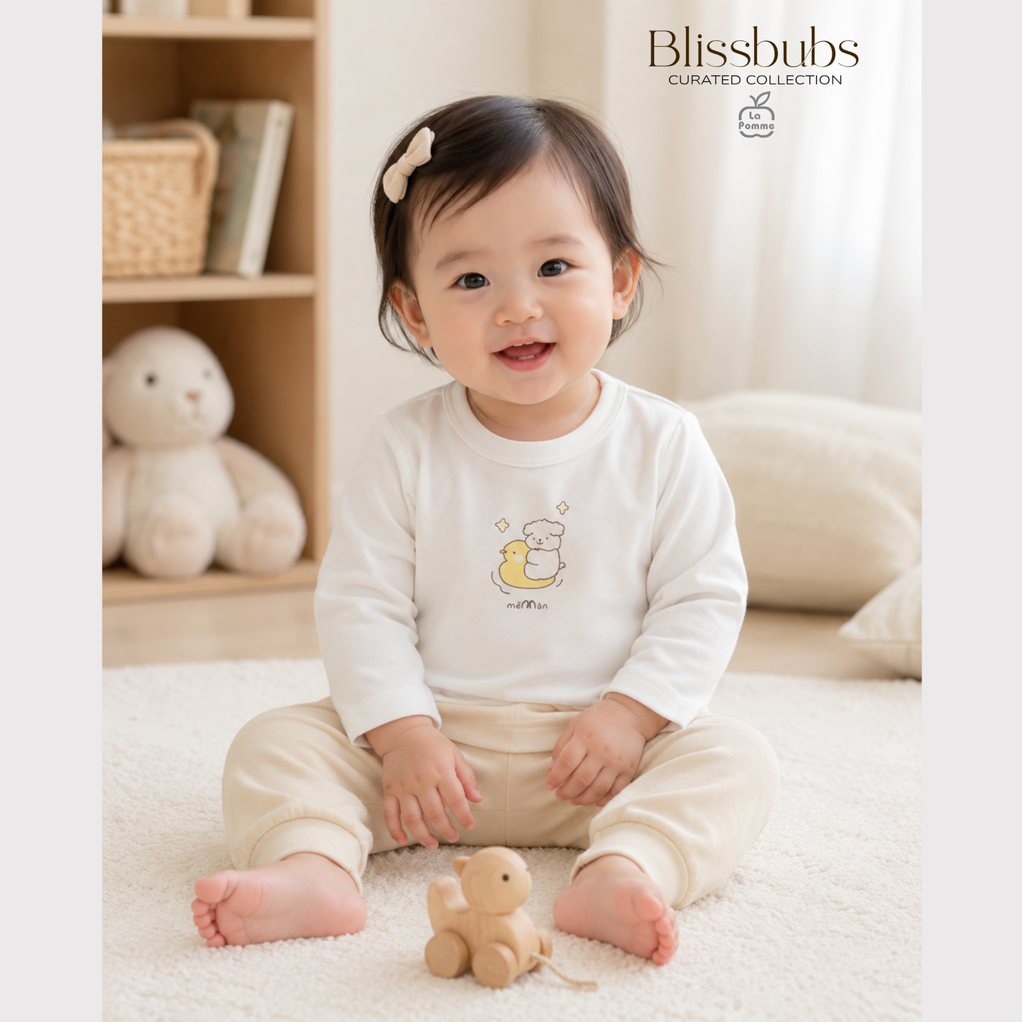 Smooth Touch Cream Duck Long Set | Silky-Soft Signature Petit Comfort