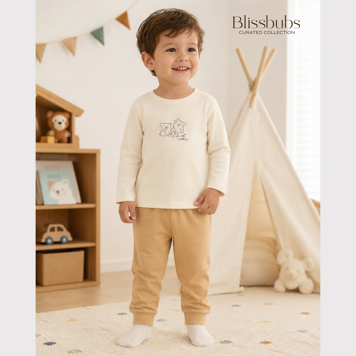 Smooth Touch Caramel Sand Long Set