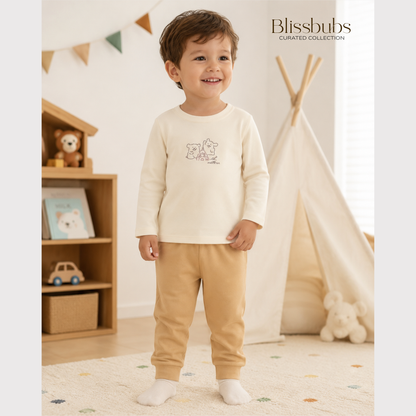 Smooth Touch Caramel Sand Long Set