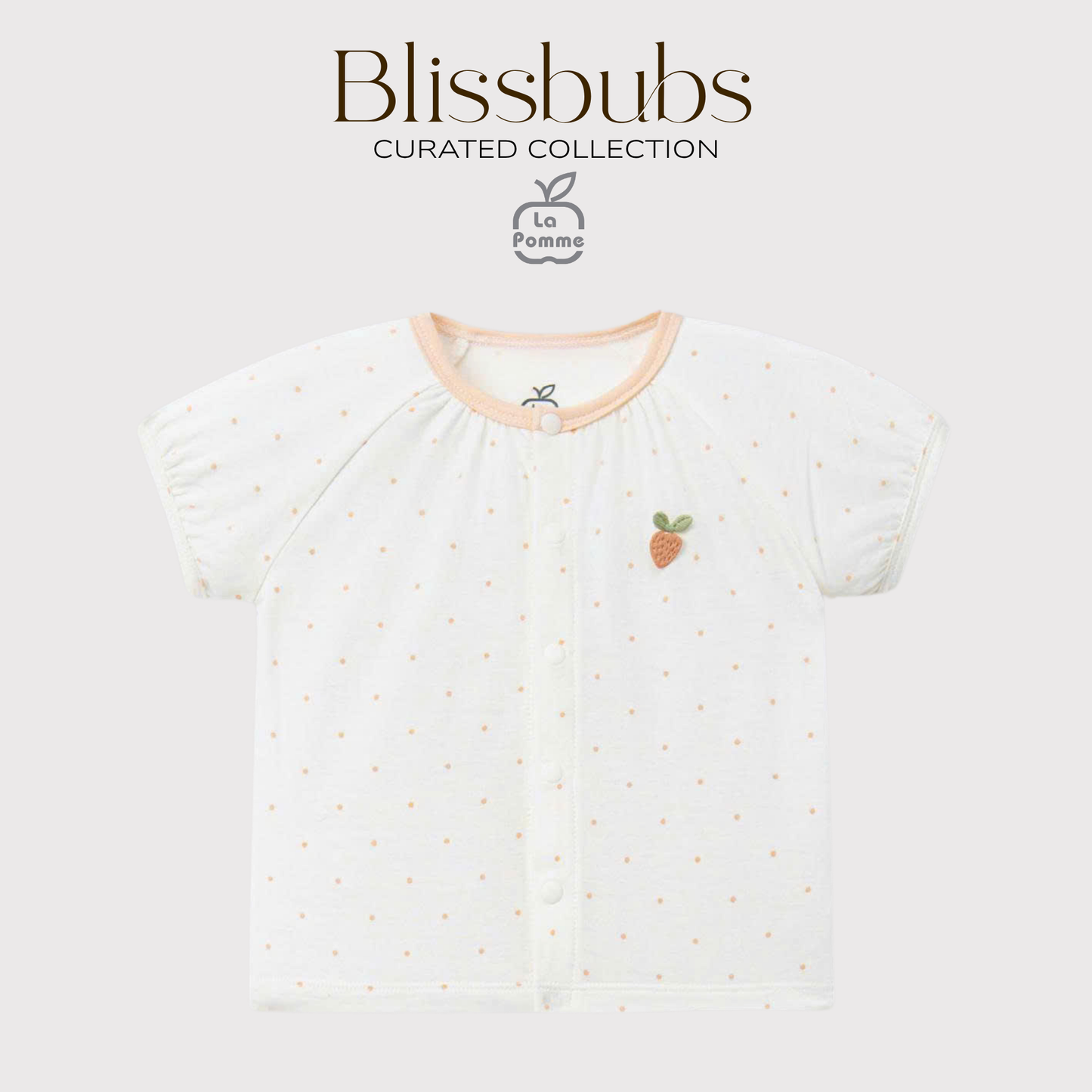 Strawberry Garden Short Set | Silky-Soft Comfort for Gentle Girls