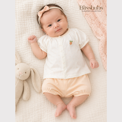 Strawberry Garden Short Set