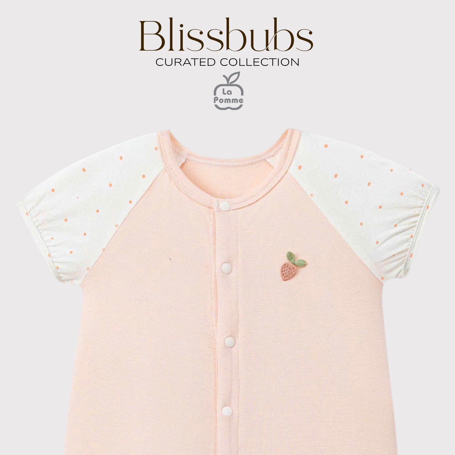 Strawberry Garden Romper | Silky-Soft Comfort for Gentle Girls