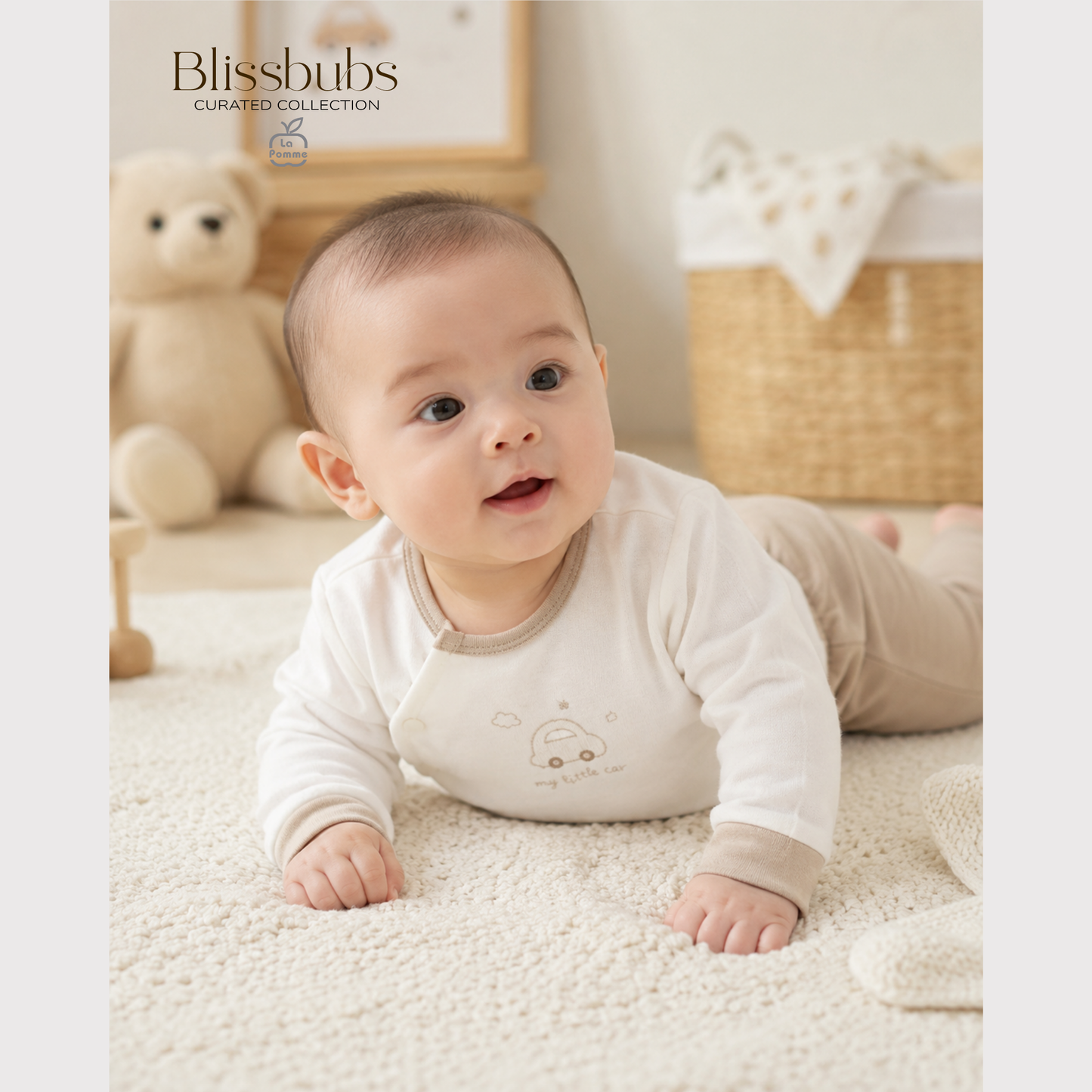 Dreamy Car Long Set | Silky-Soft Signature Petit Comfort for Little Bubs