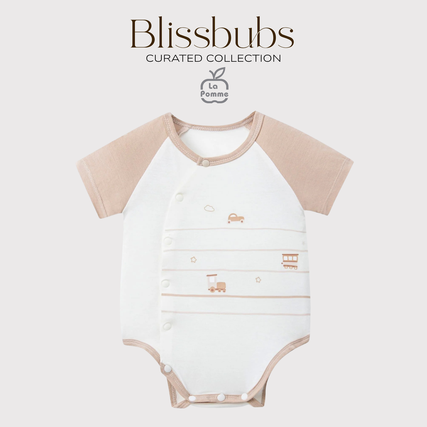 Dreamy Car Bodysuit | Silky-Soft Signature Petit Comfort for Little Bubs