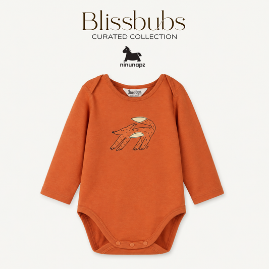 Napping Fox Bodysuit | Buttery-Soft Comfort for Little Everyday Snuggles