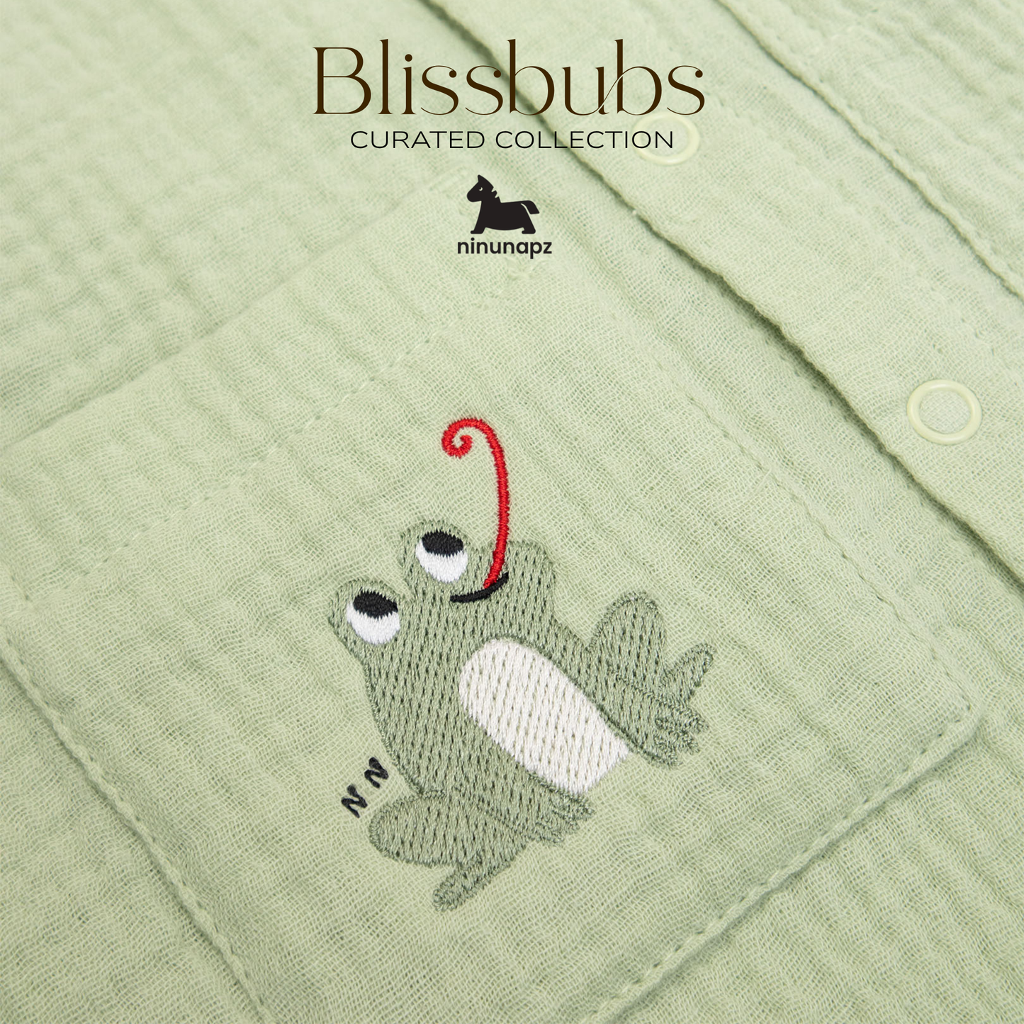 Froggy Bugsy Jumpsuit | Ultra-Soft Comfort for Aircon and Cooler Days