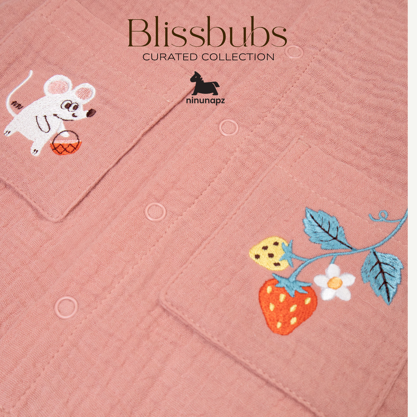 Berry Mouse Trip Jumpsuit | Ultra-Soft Comfort for Aircon and Cooler Days