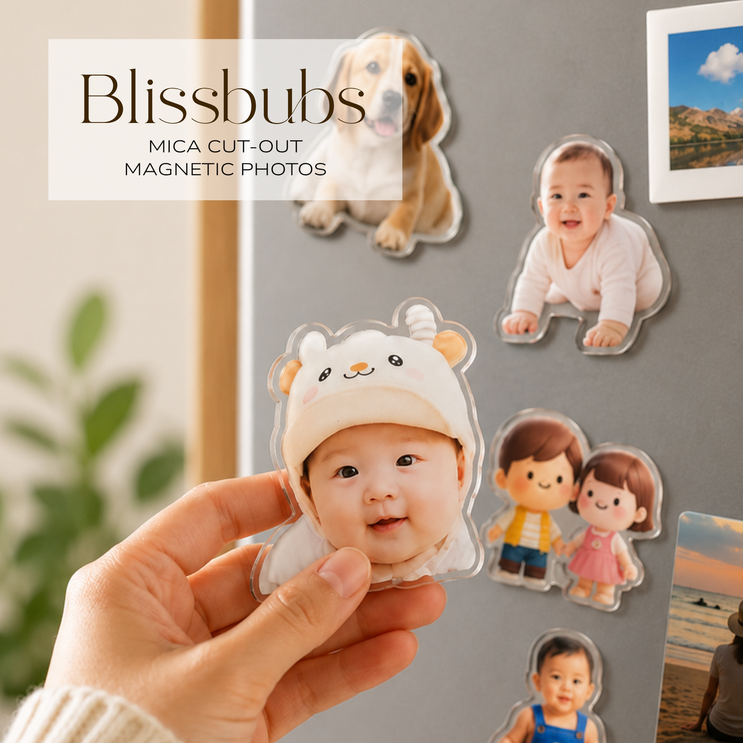 Mica Photo Magnet
