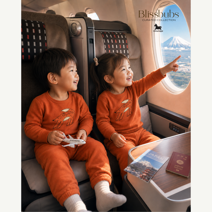Napping Fox Long Set | Buttery-Soft Comfort for Cozy Little Adventures
